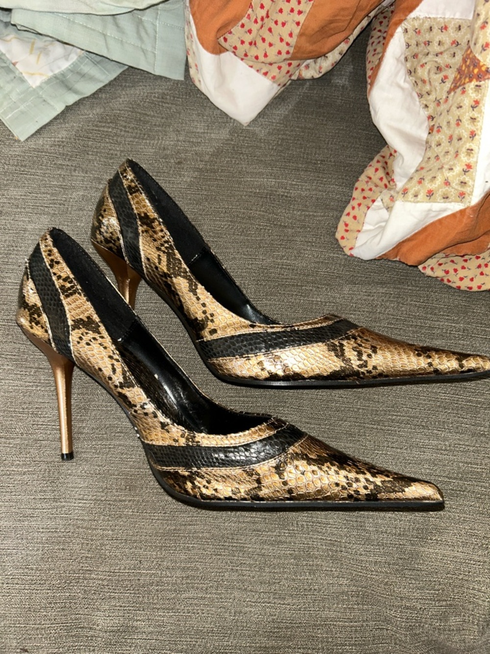 Women’s Pointed Toe Stiletto Pumps michael antonio snake heels 3 inch